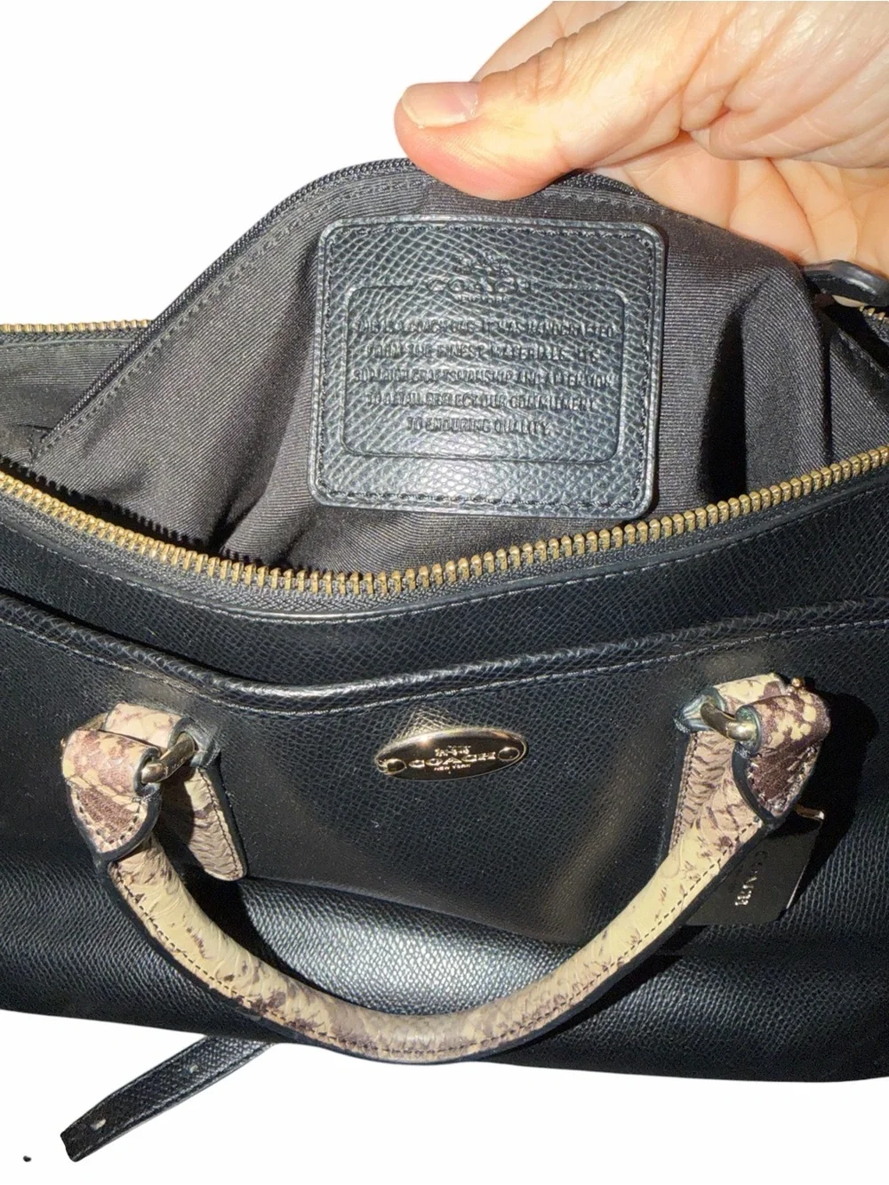 Coach Morgan leather purse